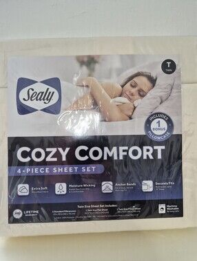 Sealy Twin Cozy Comfort Sheet Set